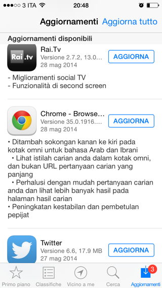 Aggiornamenti in indonesiano per Chrome