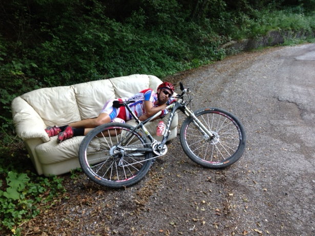 Mountain Bike Sleeping dopo la Lugo-Praole