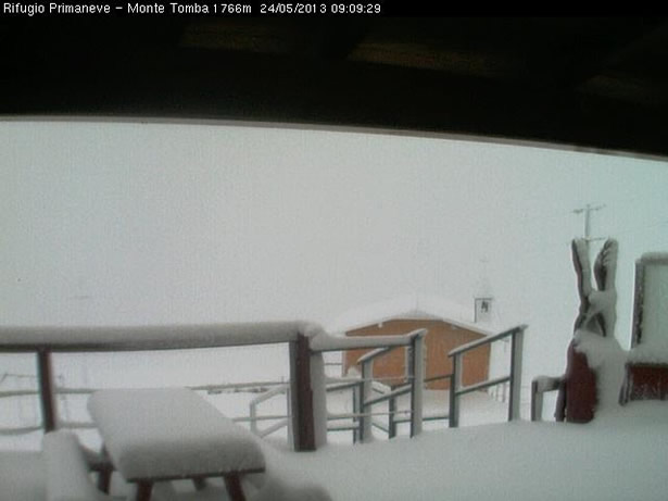 Circa 20 centimetri di neve al Primaneve