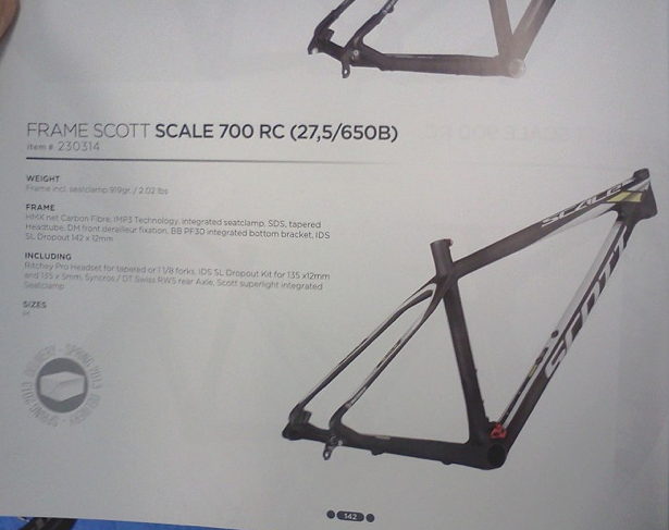 Brochure Scott Scale 700 RC