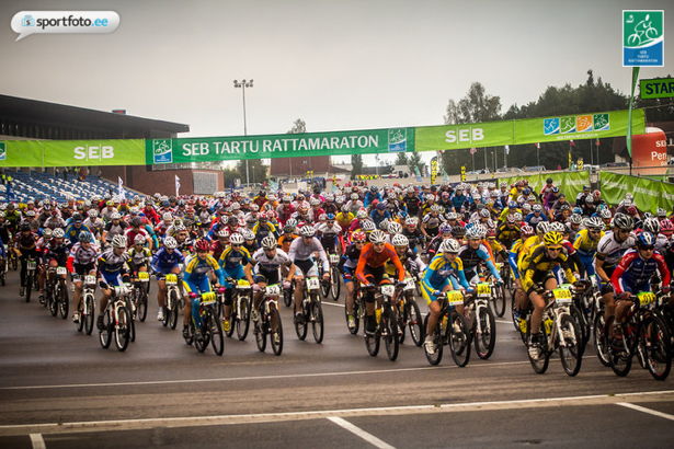 Partenza della Tartu Maraton 2012